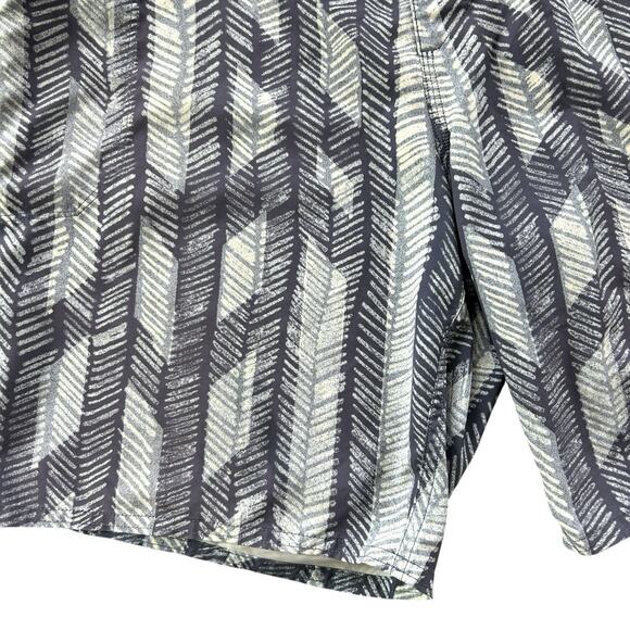 Outerknown Kelly Slater Surf Board Shorts Mens 34 Blue Chevron Athleisure Swim - Picture 4 of 12